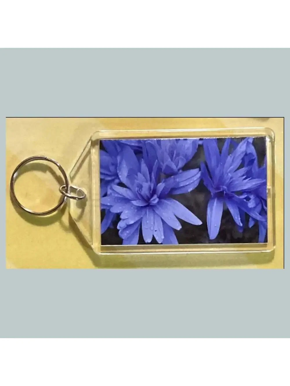 3697 Fall Crocus Acrylic Keychain | Floral Keychain | Flower Lover Gift